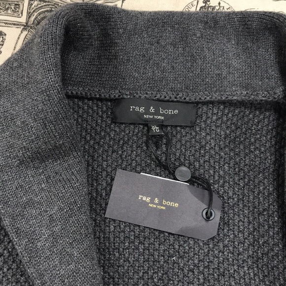 🎁 Rag & Bone Cardiff Shawl Cardigan - Picture 7 of 8